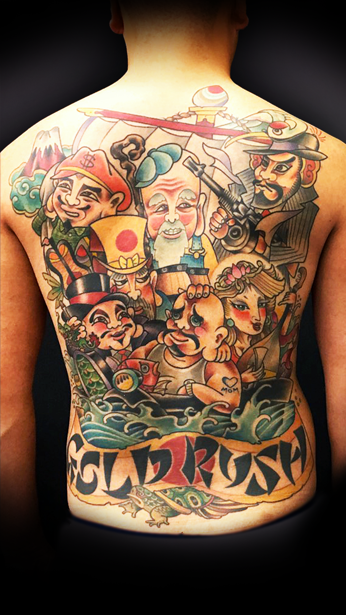 KINGRAT TATTOO 作品 | LAVA gallery | Tattoo artist: Yuji Anai | キングラット | ラバギャラリー | タトゥーアート | 福岡県北九州市 | krt_color_2