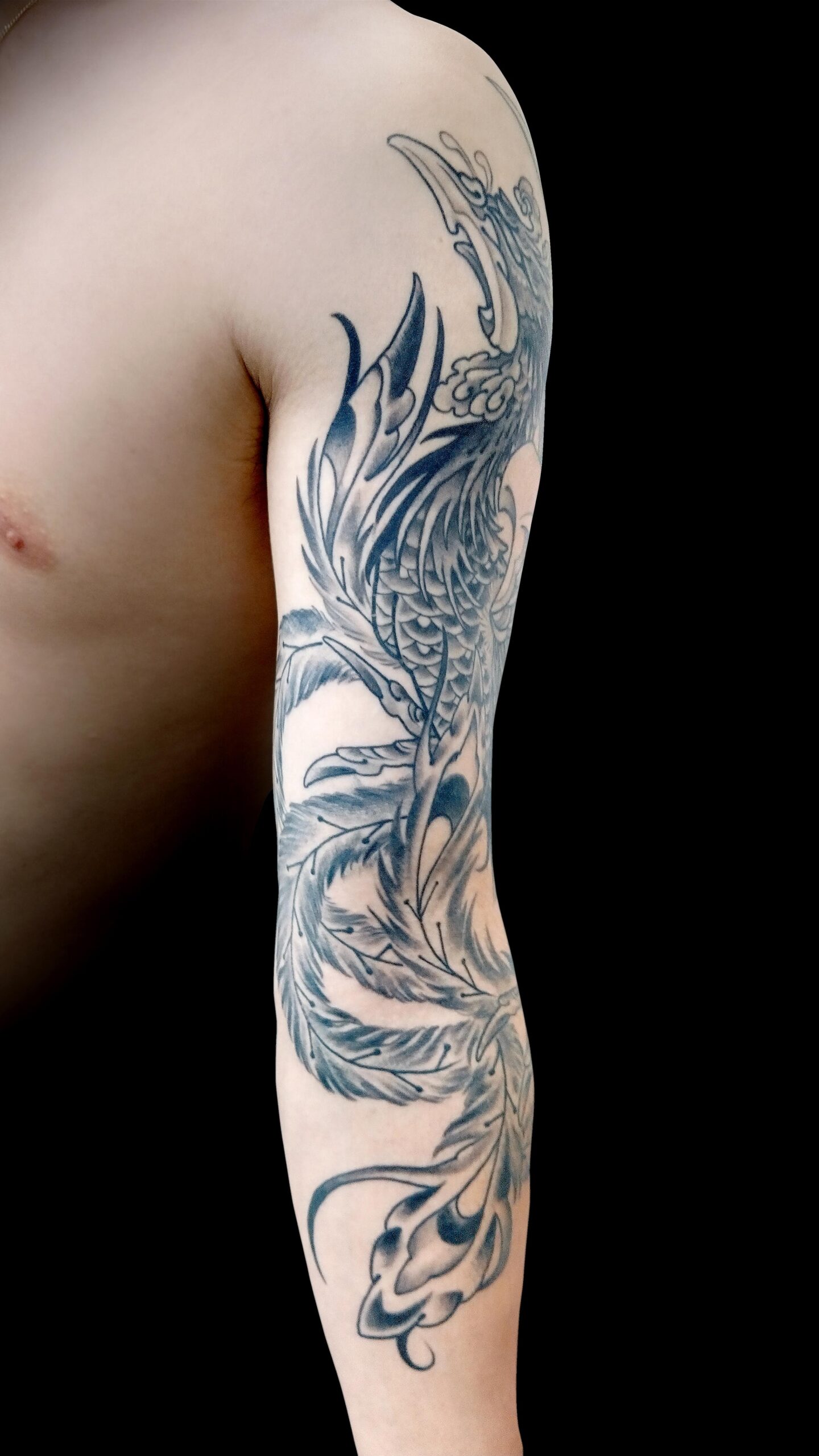 KINGRAT TATTOO 作品 | LAVA gallery | Tattoo artist: Yuji Anai | キングラット | ラバ | 福岡県北九州市 | phoenix01 202107